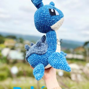 [Freeship] Pokemon Lapras handmade len nhung chenille - Tiệm Len Dolly (quà cho bé, thú len, quà sinh nhật, quà tặng,.)